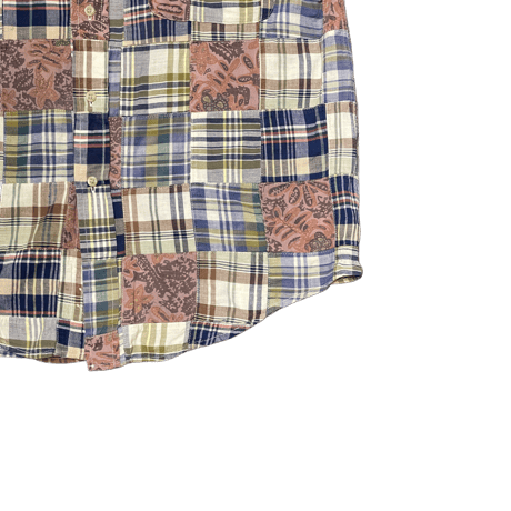 90’s~ Nautica Patchwork B.D Shirt