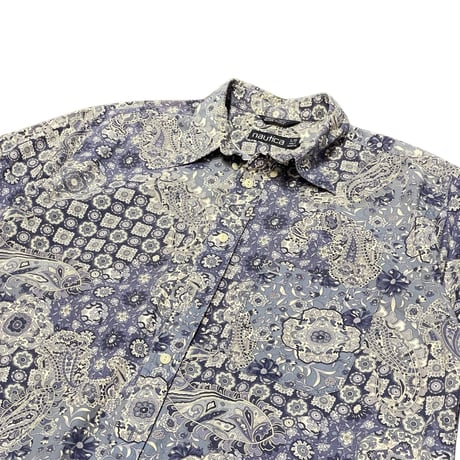 90s Nautica Paisley Pattern B.D Shirt