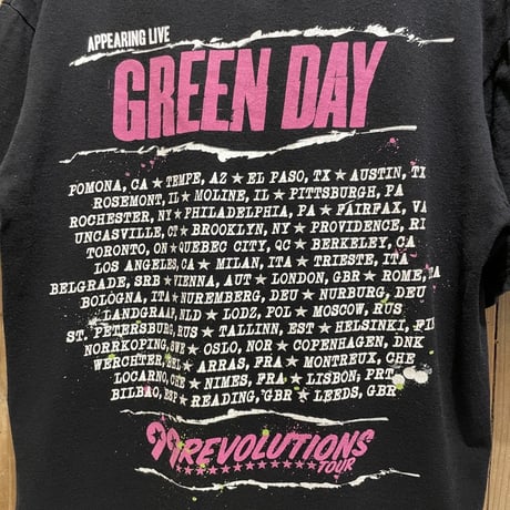 ‘13 GREEN DAY 99 REVOLUTIONS TOUR T-Shirt