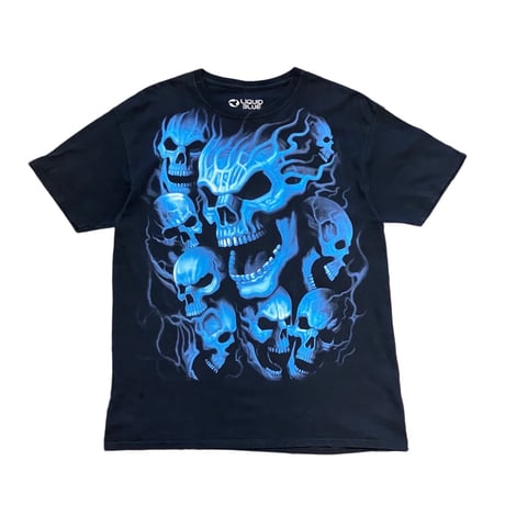13's LIQUID BLUE Skulls T-Shirt