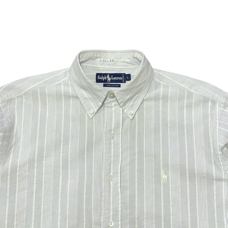 90s Polo Ralph Lauren Cotton Seersucker B.D Shirt