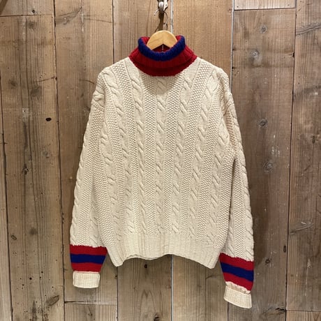 90’s Ralph Lauren Turtle Neck Handknit Sweater