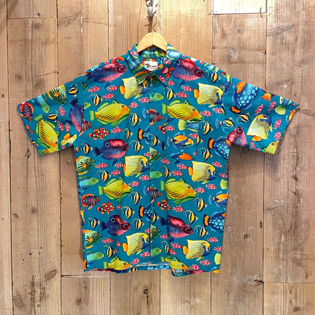 00’s KILIBWI Fish Pattern Cotton Shirt