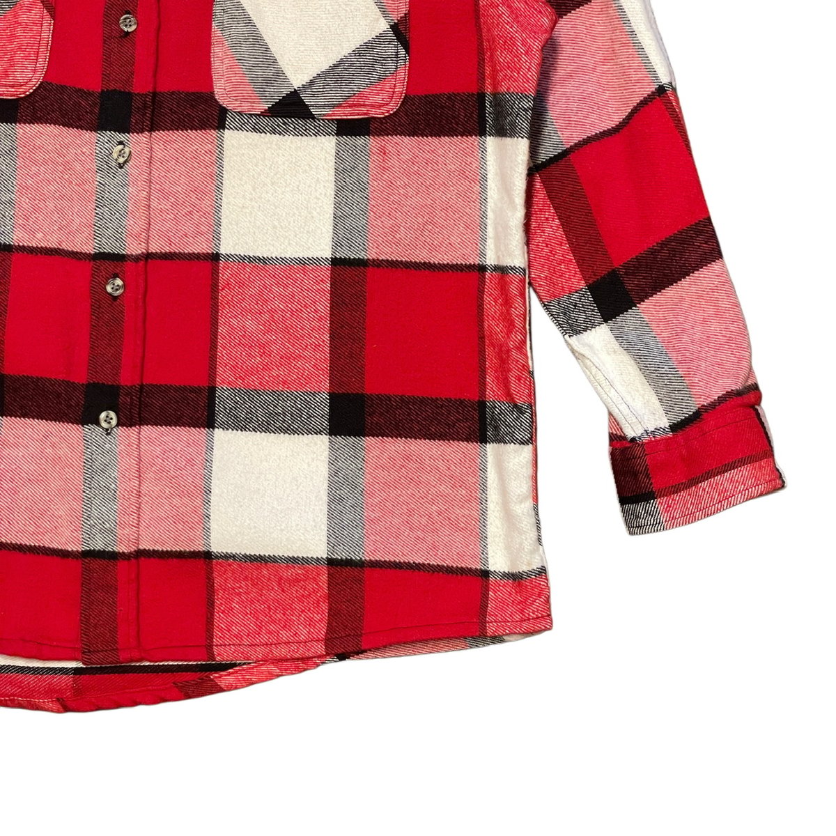 80s ST JOHN'S BAY Heavyweight Bigmac Flannel Sh 80s ST JOHN'S BAY Heavyweight Bigmac Flannel Sh