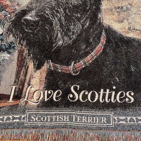 Scottish Terrier Cotton Blanket