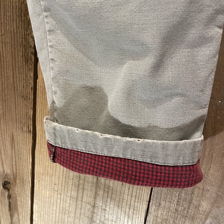 80’s~ L.L.Bean “PATHFINDER ”Flannel Lined Cotton Canvas Pants