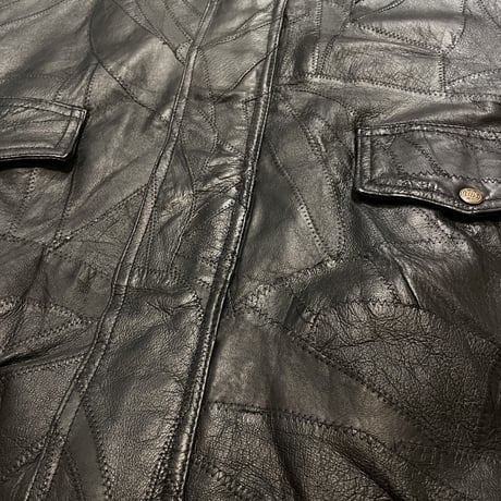 Leather & Soul Patchwork Leather Jacket