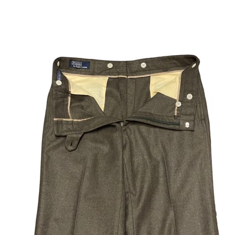 80s- Polo Ralph Lauren Wool Flannel Slacks