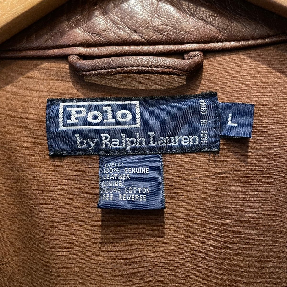 90's Polo Ralph Lauren Leather Swing Top | MWC 下北沢