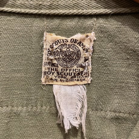 40’s BOY SCOUTS OF AMERICA Cotton Twill Shirt