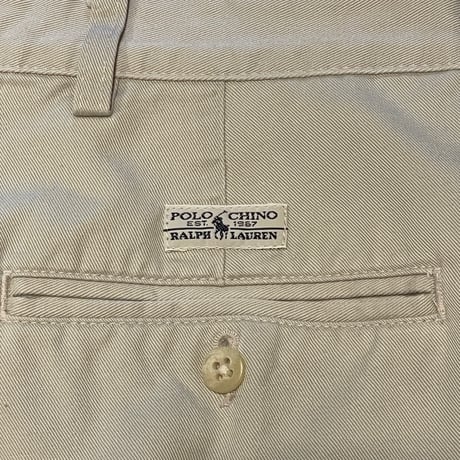 80s- Polo Ralph Lauren Cotton Chino Pants W36
