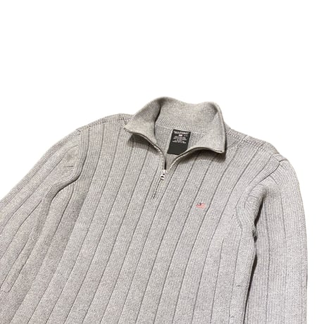 90s POLO JEANS CO. Quarter Zip Cotton Sweater