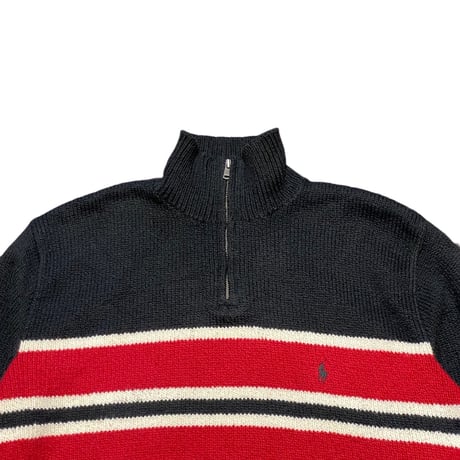 Polo Ralph Lauren Quarter Zip Cotton Sweater