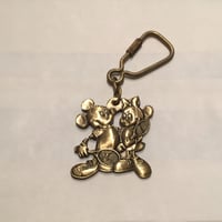 70's〜 WALT DISNEY MICKEY&MINNIE キーホルダー