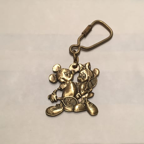 70's〜 WALT DISNEY MICKEY&MINNIE キーホルダー