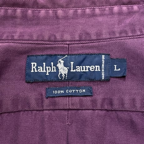 90s Polo Ralph Lauren Cotton Twill B.D Shirt