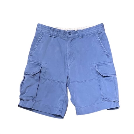 00's- Polo Ralph Lauren Cotton Cargo Shorts BLUE