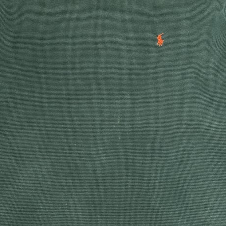 Polo Ralph Lauren Cotton Waffle Shirt GREEN