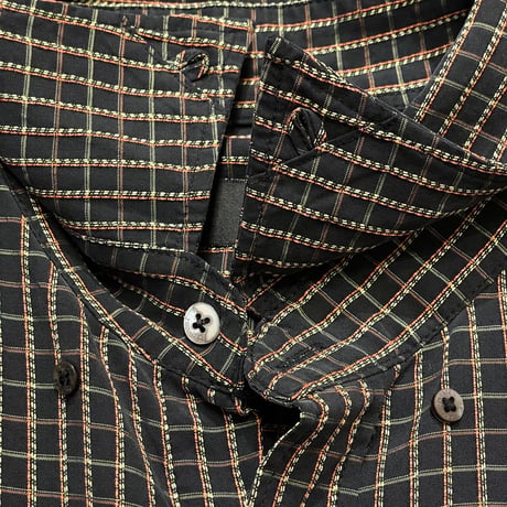 90s BUGATCHI Rayon/Poly Shirt