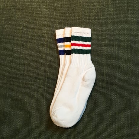 Striped Crew Socks 3Pair