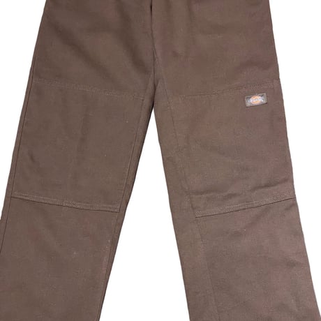 00s- Dickies Double Knee Work Pants Brown