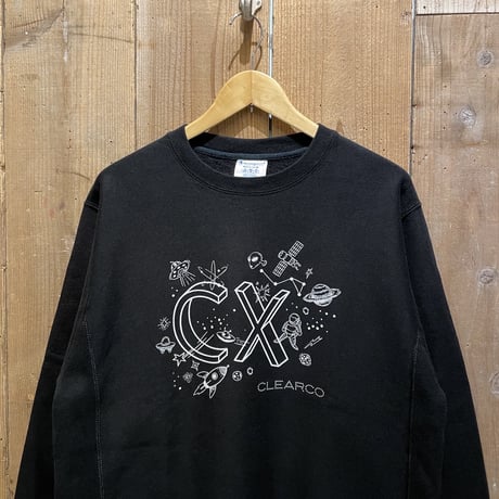 00's- Champion Reverse Weave Print Sweat Shirt