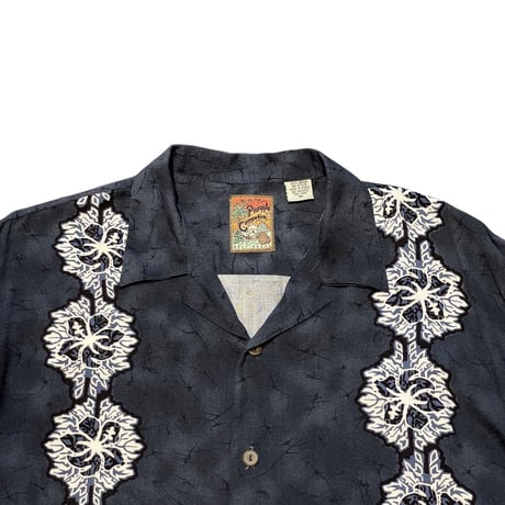 90s- Pineapple Connection All Over Print Rayon Shirt