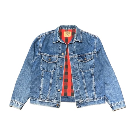 80s GAP Flannel Lined Trucker Jacket