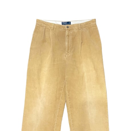 90s- Polo Ralph Lauren Two Tuck Corduroy Pants “HAMMOND”