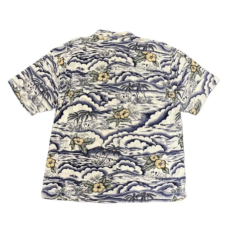 00s- BIG DOGS Rayon Aloha Shirt