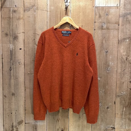 Polo Ralph Lauren Lambs Wool V-Neck Sweater