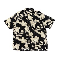 90s- NATURAL ISSUE All Over Print Rayon Shirt
