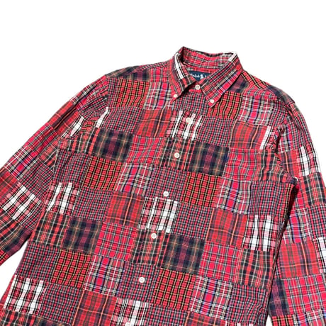 00's- Polo Ralph Lauren Patchwork B.D Shirt