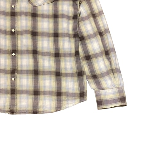 DENIM&SUPPLY Light Flannel Western Shirt
