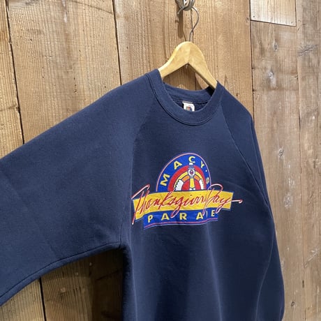 80's- FRUIT OF THE ROOM Print Sweat Shirt