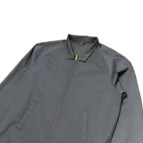 70s Oakbrook Sportswear by Sears Dog Ear Collar Jacket Charcoal Gray
