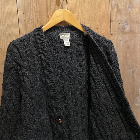L.L.Bean Aran Knit Cardigan