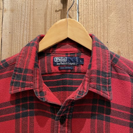 90’s~ Polo Ralph Lauren Heavy Weight Flannel Shirt