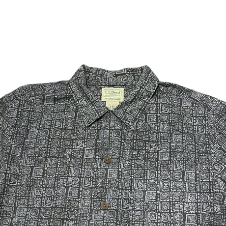 L.L.Bean Ancient Symbol Print Shirt
