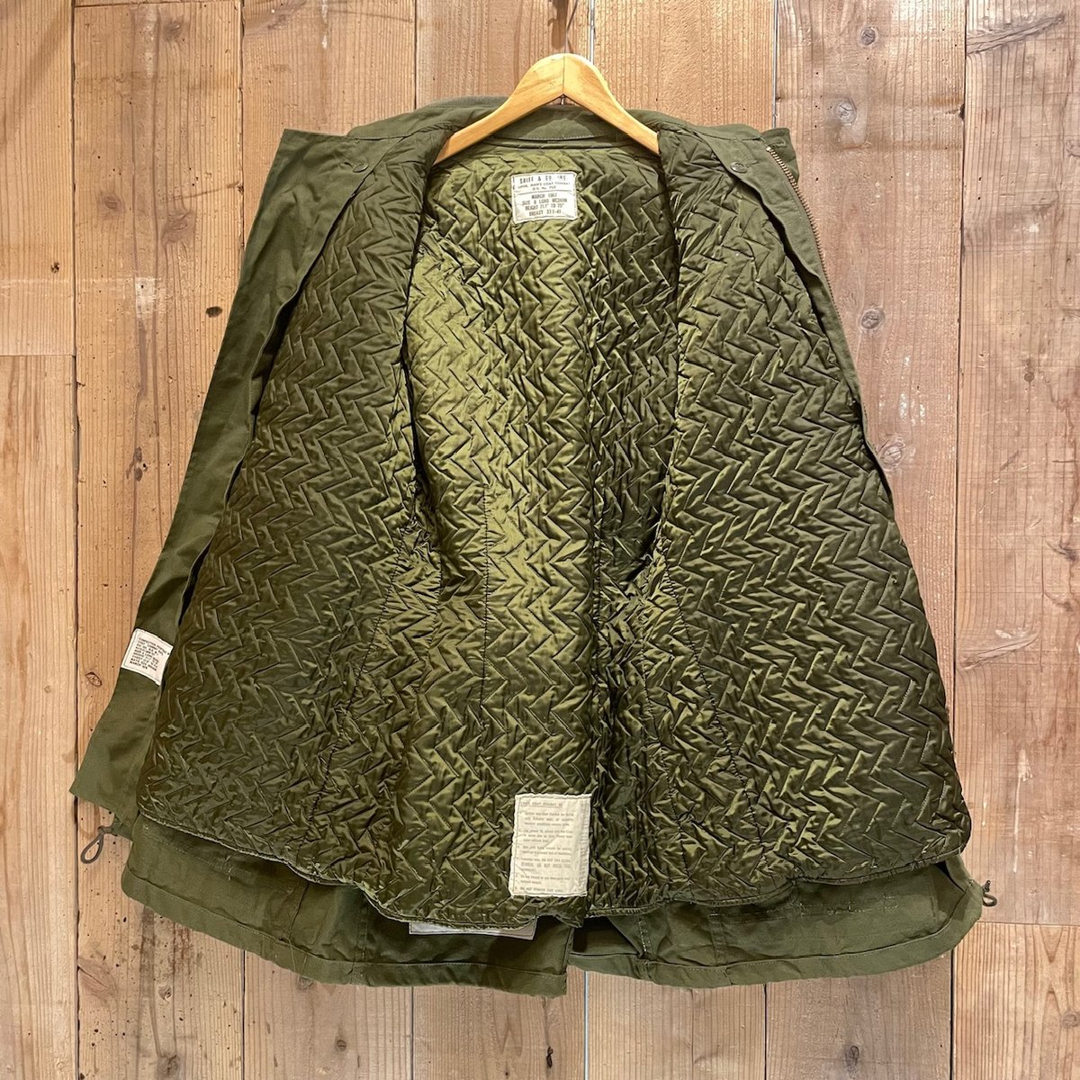 ルークン　カナダ陸軍医療隊CAMC看護師ダッフルコート 70's CANADIAN ARMY MK2 COMBAT COAT WITH LINER