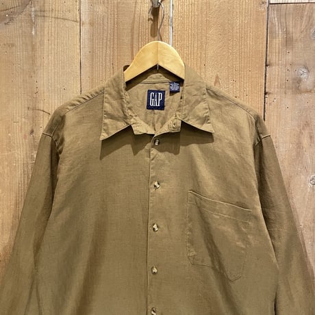 90's- GAP Linen Like Cotton Shirt