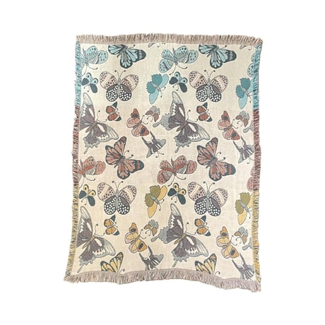 Butterfly Cotton Blanket