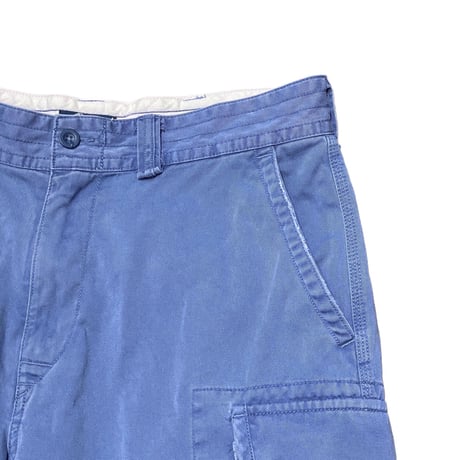 00's- Polo Ralph Lauren Cotton Cargo Shorts BLUE