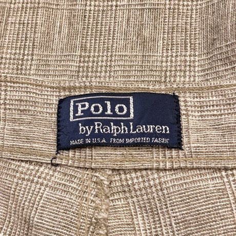 80s Polo Ralph Lauren Cotton Two Tuck Slacks