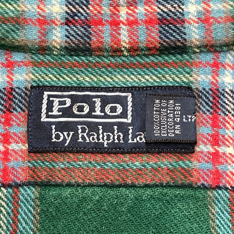 90s Polo Ralph Lauren Cotton Flannel Shirt