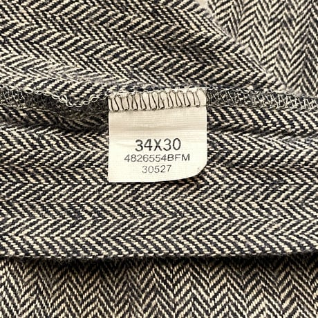 90s- Polo Ralph Lauren Herringbone Cotton Two Tuck Slacks
