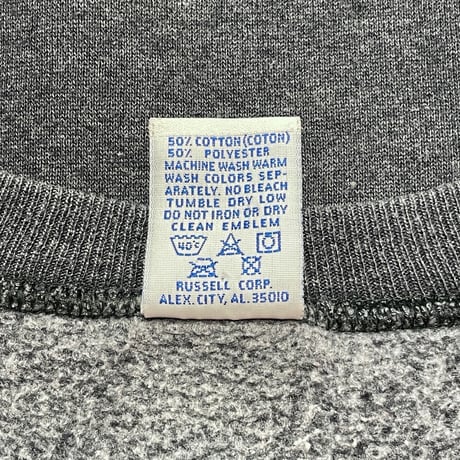 90s- RUSSELL ATHLETIC Sweatshirt Charcoal Grey
