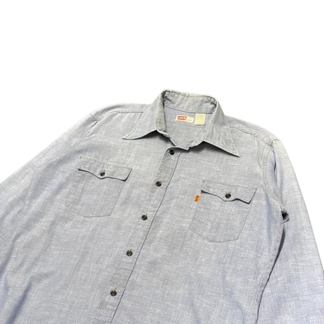 70s Levi’s Cotton/Poly Chambray Shirt