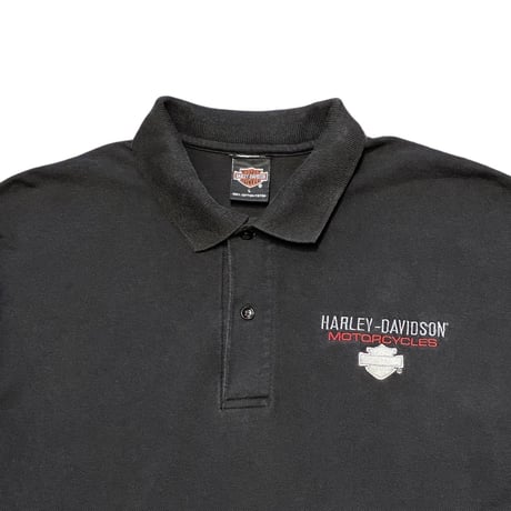 90's- HARLEY-DAVIDSON Cotton Polo Shirt