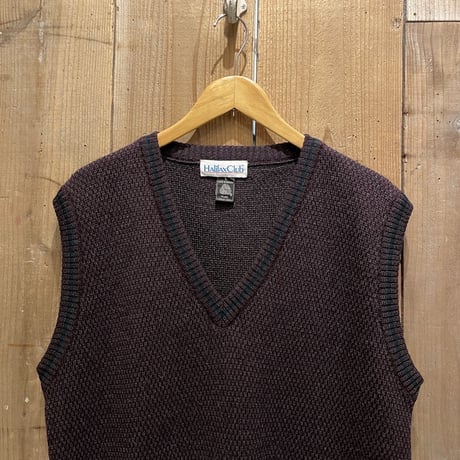 Halifax Club Wool Knit Vest
